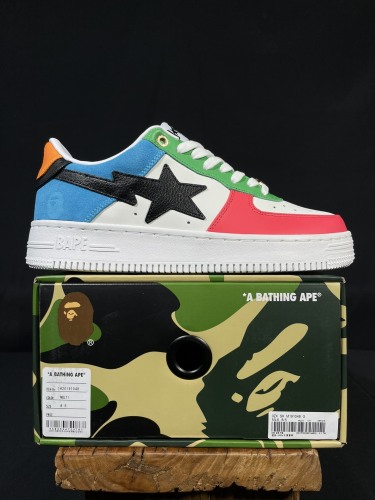 BAPE/A/Bathing Ape Bape STA Classic Unisex Low-Top Fashion Sneakers Shoes