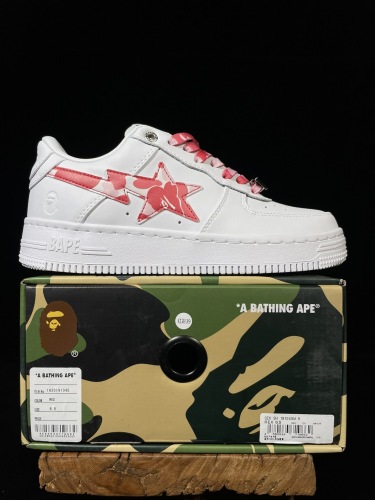 BAPE/A/Bathing Ape Bape STA Classic Unisex Low-Top Fashion Sneakers Shoes