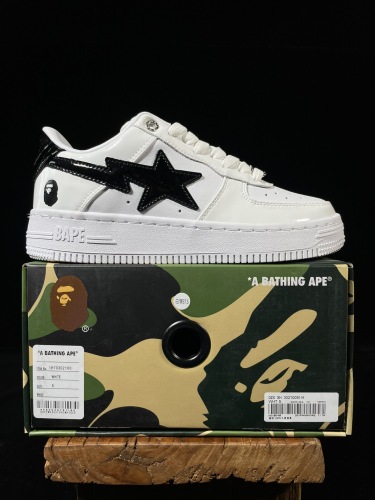BAPE/A/Bathing Ape Bape STA Classic Unisex Low-Top Fashion Sneakers Shoes