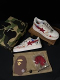 BAPE/A/Bathing Ape Bape STA Classic Unisex Low-Top Fashion Sneakers Shoes