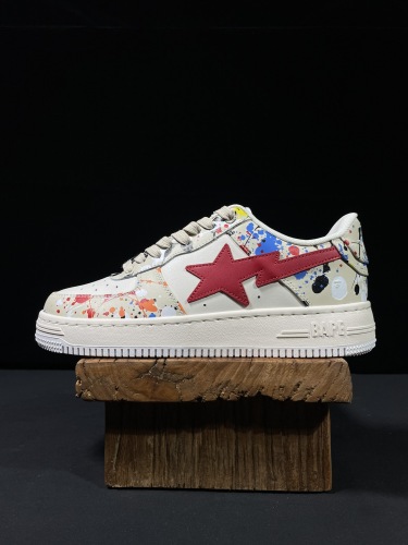 BAPE/A/Bathing Ape Bape STA Classic Unisex Low-Top Fashion Sneakers Shoes