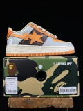 BAPE/A/Bathing Ape Bape STA Classic Unisex Low-Top Fashion Sneakers Shoes