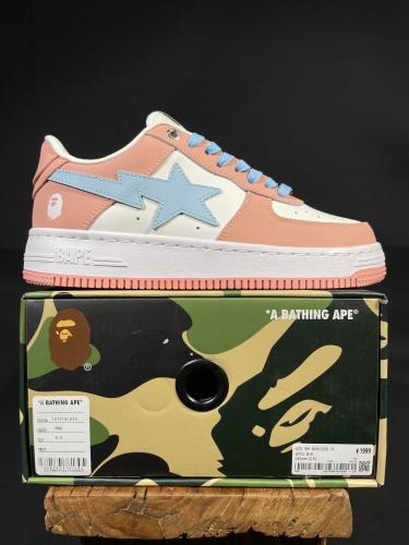 BAPE/A/Bathing Ape Bape STA Classic Unisex Low-Top Fashion Sneakers Shoes