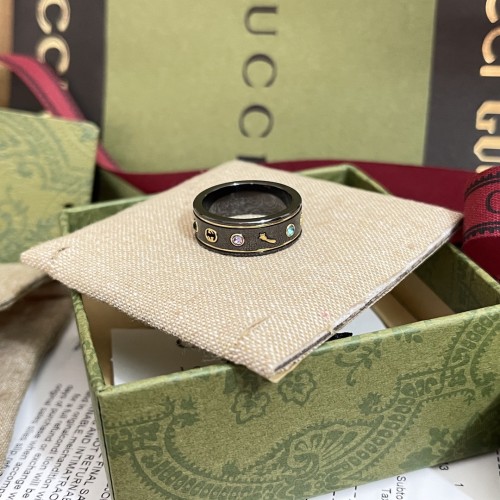 Gucci Ceramic Fashion Ring Size 6-7-8-9-10-11