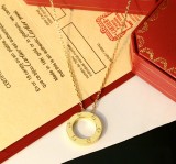 Cartier Classical Round cake pendant Fashion Becklace