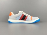 GUCCl Lovelight Leather Sneaker GG Shoes Fashion Lace Up Casual Sneakers