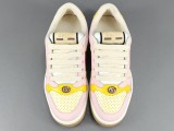 GUCCl Lovelight Leather Sneaker GG Shoes Fashion Lace Up Casual Sneakers