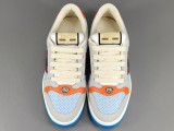 GUCCl Lovelight Leather Sneaker GG Shoes Fashion Lace Up Casual Sneakers