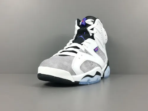 Air Jordan 6  Flint Retro Netro Grey Non-Slip Retro Basketball Shoes