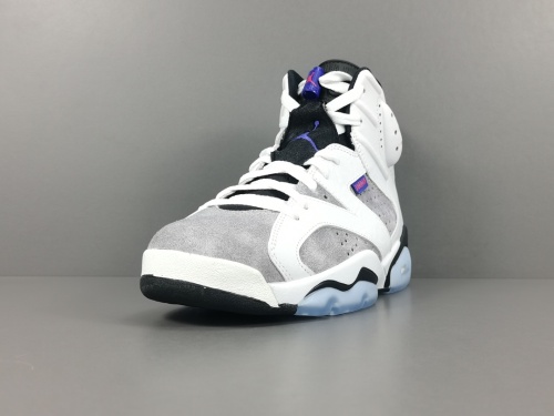 Air Jordan 6  Flint Retro Netro Grey Non-Slip Retro Basketball Shoes