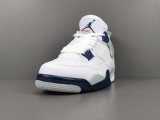 Air Jordan 4 Retro ＂Midnight Navy＂Non-Slip Retro Basketball Shoes