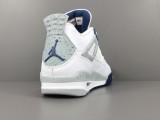 Air Jordan 4 Retro ＂Midnight Navy＂Non-Slip Retro Basketball Shoes