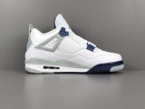 Air Jordan 4 Retro ＂Midnight Navy＂Non-Slip Retro Basketball Shoes