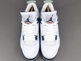 Air Jordan 4 Retro ＂Midnight Navy＂Non-Slip Retro Basketball Shoes