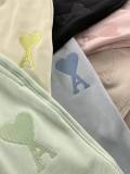 Ami Paris Men's Cotton Shorts Casual Pants Fashion outdoor Trousers Heart Embroidery Pants Summer Beach
