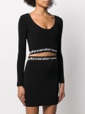 Alexander Wang Women Fashion long sleeve knitted Suit Sexy Suit