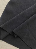 Alexander Wang Women's Cross Ribbon Large U-shaped Backless Ice Silk Fiber Slim Hip Dress Black Skirt
