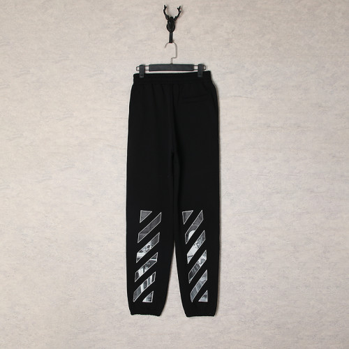 OFF WHITE Unisex Cotton Arrow Sweatpants Casual Pants Trousers Running Sweatpants