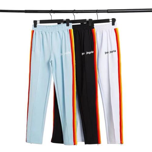 Palm Angels Unisex New Jogging Pants Rainbow Striped Loose Casual Sweatpants