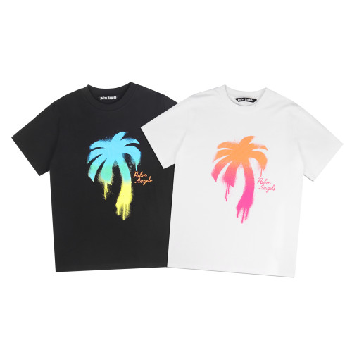 Palm Angels Coconut trees Logo Short Sleeve Casual Creative Cotton T-Shirt