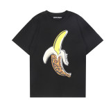 Palm Angels Bananas Logo Short Sleeve Casual Creative Cotton T-Shirt