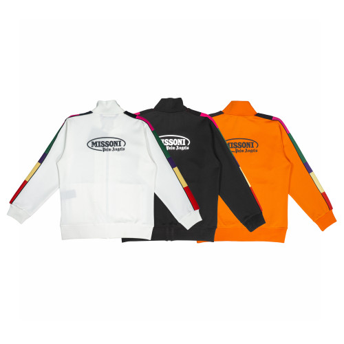 Palm Angels Jacket +Pants New Unisex Classic Tracksuit Sports Suit