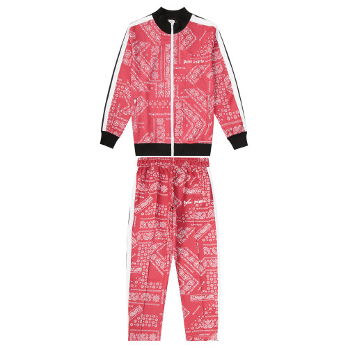 Palm Angels New Unisex Classic Tracksuit Sports Jacket +Pants Suit