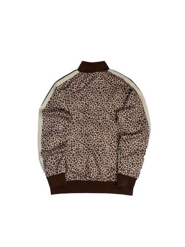 Palm Angels Jacket +Pants New Unisex Classic Leopard Print tracksuit Sports Suit