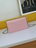 Givenchy Classical Leahter Bag Messenger Bag Pink Size:20.5*12.5*4.5