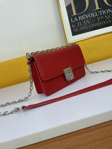 Givenchy Classical Leahter Bag Messenger Bag Red Size:20.5*12.5*4.5