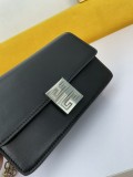 Givenchy Classical Leahter Bag Messenger Bag Black Size:20.5*12.5*4.5