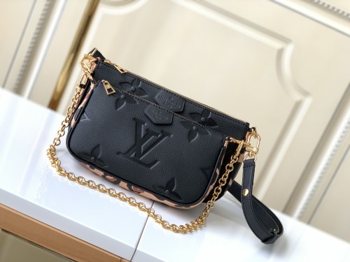 Louis Vuitton Classic Women's M58520 Lockme Tender Crossbody Bag Size23.5 x 13 x 4.5cm
