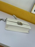 Givenchy Classical Leahter Bag Messenger Bag White Size:20.5*12.5*4.5