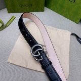 Gucci Double Sided Cowhide Belt 3cm