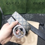Gucci Classic Double Sided Cowhide Belt 4cm
