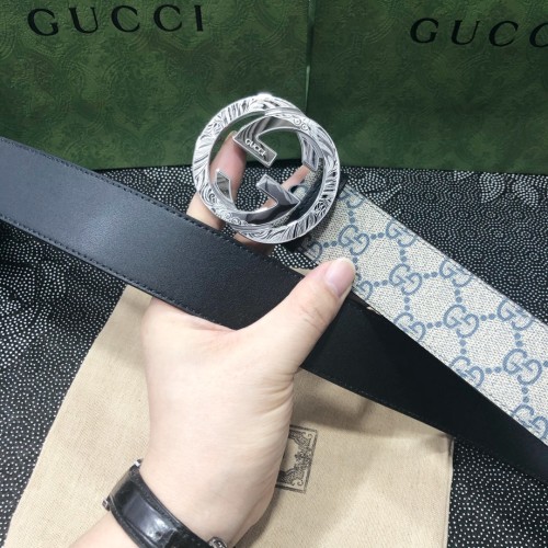 Gucci Classic Double Sided Cowhide Belt 4cm