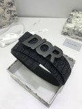 Dior Classic Double Sided Letters Buckle Belt