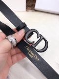 Dior Classic Double Sided Letters Buckle Belt 2cm