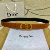 Dior Classic Double Sided Letters Buckle Belt 3cm
