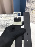 Dior Cowhide laser pattern Belt 3.5cm