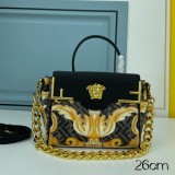 Fendi x Versace La Medusa Handbag Messenger Bag Size: 25*15*22 CM