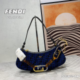 Fendi O'Lock Bag Retro Underarm Bag Size:32*11*5 CM
