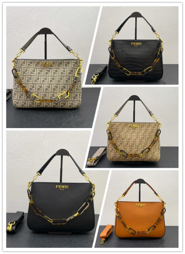 Fendi O’Lock Bag Retro Underarm Bag Size: 36*23.5*14 cm