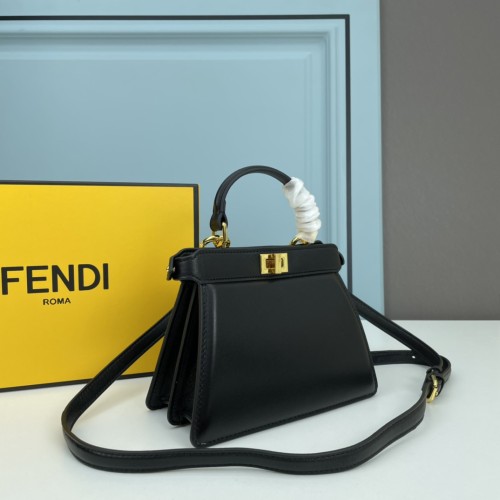 Fendi Peekaboo Leather Bag Size: 20*15.5*11CM