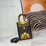 Fendi x Versace Sunshine Tote Bag Fashion Leather Bag Szie: 13*18*6.5CM