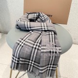 Burberry The Embroidery Classic Plaid Fashion Cashmere Scarf Size: 90*200cm