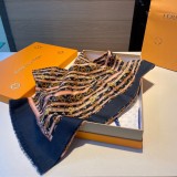 Louis Vuitton LV Logo Plaid Fashion Scarf Size 110*200cm