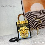 Fendi x Versace Sunshine Tote Bag Fashion Leather Bag Szie: 13*18*6.5CM