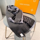 Louis Vuitton LV Logo Plaid Fashion Scarf Size 70*200cm