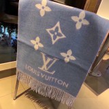 LV New Classic Plaid Double Sided Scarf Size 170*45cm
